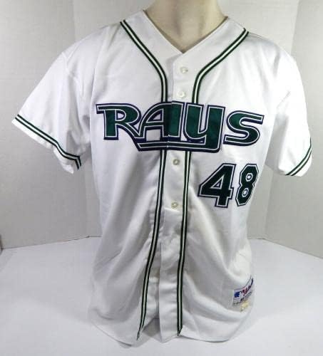 Tampa Bay Devil Rays James # 48 Izdana bijela Jersey 50 DP40820 - Igra Polovni MLB dresovi