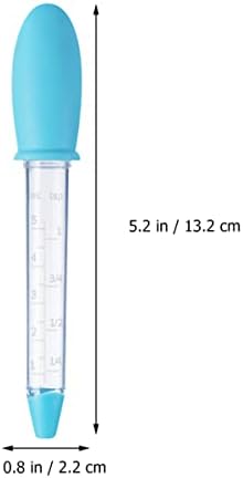 Kisangel Lip Gloss Kit Pipettes Dropper od 2 silikonska tekuća kapljica dječjeg lijekova za djecu