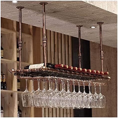 Viseći vinski stakleni stalak za viseći vinski nosač sa staklom držačem metalni vinski stakleni stakleni stakleni