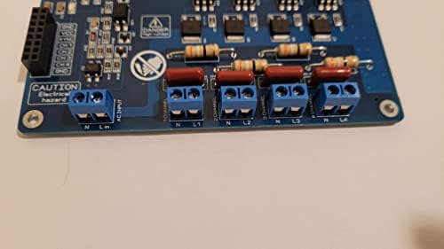 4-kanalna AC programabilna kontrolna ploča modula za prigušivanje svjetla za Arduino Raspberry kompatibilnu 50/60hz 110v-240V AC