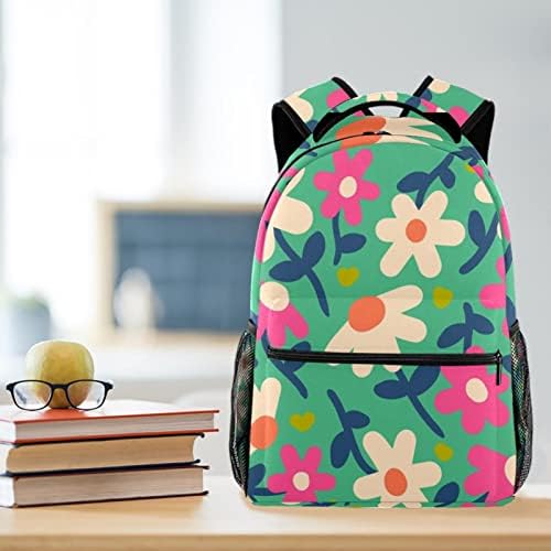 Kapohu šareni cvjetni ležerni školski ruksak za dječake djevojke laptop torba za putničke torbe