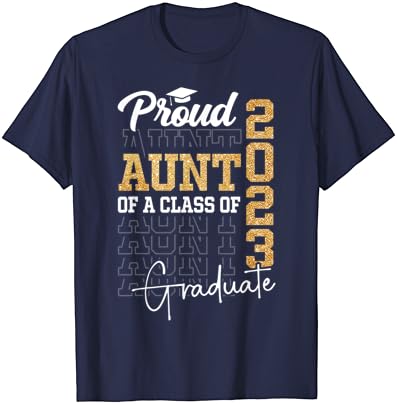 Ponosna tetka klase 2023. majica diplomiranog visokog diplomiranja