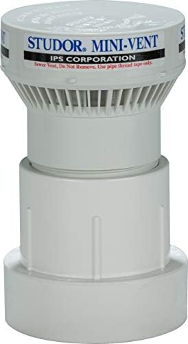 Studor 20341 Mini-Vent Air Admittance ventil sa PVC adapterom, 1-1/2 - ili 2-inčni priključak
