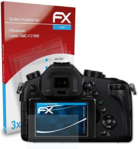 Atfolix film za zaštitu ekrana kompatibilan sa Panasonic Lumix DMC - Fz1000 zaštitom ekrana, Ultra-Clear FX zaštitnim filmom
