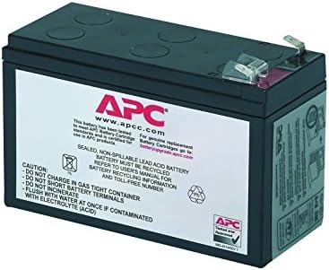 Zamjena APC UPS baterije, RBC2, za APC rezervne modele BE500R, BK300C, BK350, BK500, BK500BLK, BK500M, BK500MC, BK500MUS i SC420, su420net crna