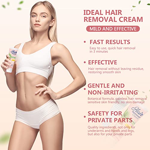 Hair-Removal-Cream intimno-Hair-Removal-For-Women, biljni sastojci, No Pain & No Iritation Hair Removal For Underarm, Private parts, Body, Sensitive Formula