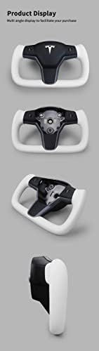 Tesla joke stil grijanja Funkcija bijela Nappa klasa Kožna zamjena kotača za Tesla Model 3 ili model y