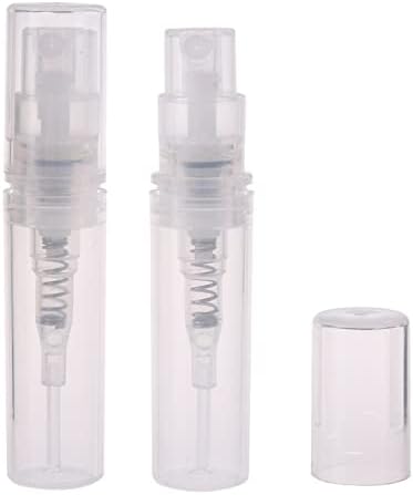 Premium 50/100 / 200pcs 2ml Prozirna plastična boca za sprej Mali kozmetički pakovanje atomizerskog