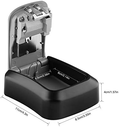 WALNUTA kutija za zaključavanje ključa zidna kutija za ključeve od aluminijumske legure otporna