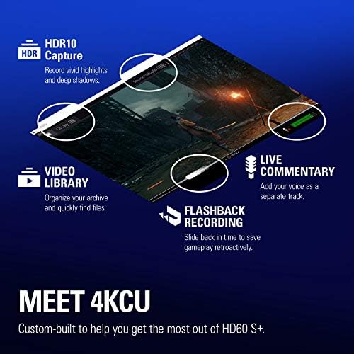 Elgato HD60 S +, Vanjska kartica za snimanje, strujanje i snimanje u 1080p60 HDR10 ili 4K60 HDR10 sa