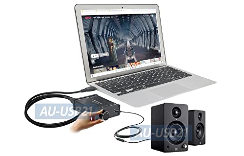 Premium USB DAC sa digitalnim audio izlazom slušalice van kontrola jačine zvuka 24-bitna rezolucija visoke rezolucije / 192kHz za PC Mac PS4 Android