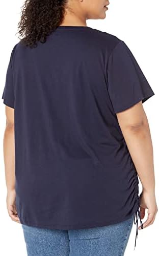 Calvin Klein Ženska sportska odjeća veće veličine za svakodnevni pamučni dres s logotipom