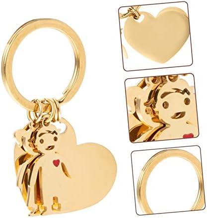 Bestsport Tata Keychain Pendeltons za žene tata poklon privjesak za ključeve od nehrđajućeg čelika
