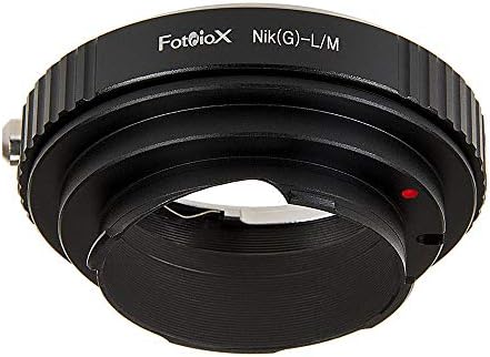 FOTODIOX Adapter za objektiv sa Leicom 6-bitnom M-kodiranjem - Nikon NIKKOR F Mount G-Type D / SLR objektiv u Leica M Roat RangeFinder Kamera s kalemijom sa ugrađenim upravljačkim kotačinom otvora