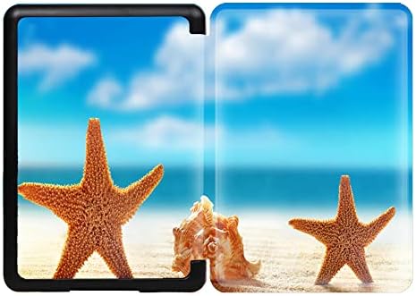 Futrola samo za Kindle Voyage 6 inča-poklopac sa Auto Sleep/Wake - školjke morske zvijezde na plaži