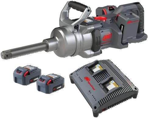 Ingersoll Rand Power Tools Model W9691-K4E - 20v High-torque 1 Drive Cordless Impact Wrench Kit & Neiko 30223a Complete Impact Adapter and Reducer Set | 8 Piece