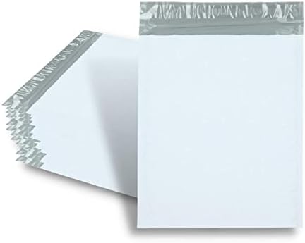 PSBM Bubble Poly Mailers, 7. 25x8 Inch, 9000 paket, podstavljeni pošiljke koverte Mailers, Bijela / Siva, samo pečat i Peel Strip