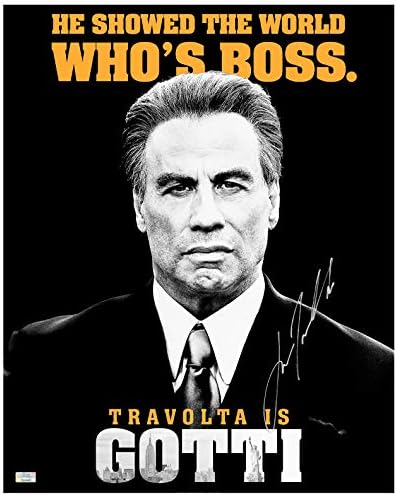 John Travolta autografirao John Gotti koji je šef 16x20 poster