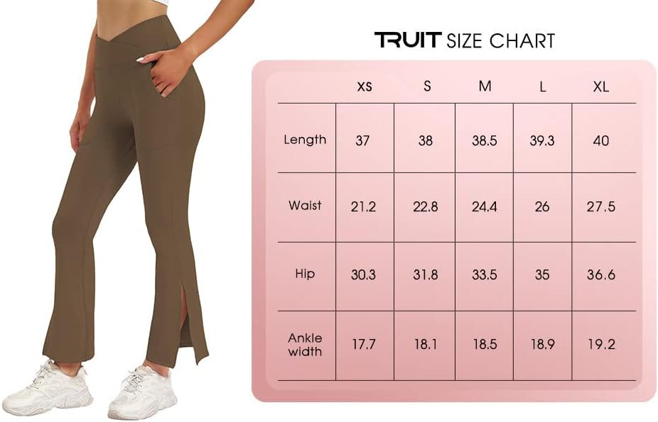 Crossover bootcut Yoga bageri s džepom za ženske visokog poprečnog struka teretane Workout Flare Bootleg joga hlače