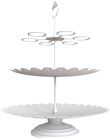 Okrugli tanjir 3 slojeviti stalci za Cupcake stalak za posluživanje ladica za torte stalci za desertni sto ukrasi za zabavu