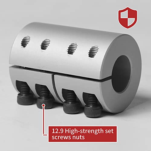 Sinoblu 8mm do 10 mm krute stezaljke, aluminijumska osovina spojnica 32 promjera 45 Dužina, konektor za spajanje motora za CNC stroj 3D pisač DIY Encoder