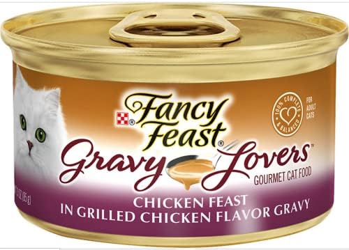 30 konzerve Fancy Feast Gravy Lovers piletina 3oz ea..., 3 unca
