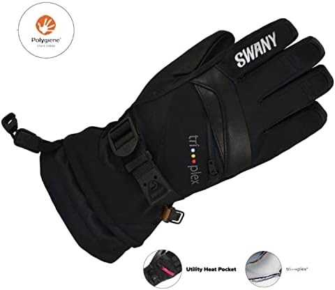 SWANY Junior X-Change sportske vlažne brze sušeće tople izdržljive fleksibilne zimske rukavice od kože