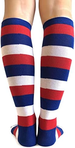 PolyMedea elitni kvalitet šareni meki pamuk ženske prugaste čarape za koljena