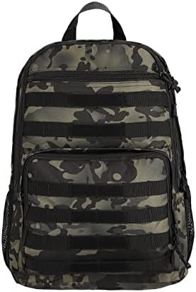 OLIXI Vojni taktički ruksak, vodootporna vojska torba sa USB portom za punjenje za kampiranje planinarskog planinarstva