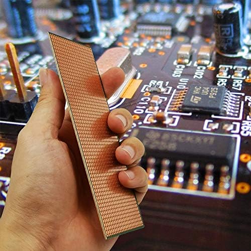 Yungui 6,5 x 14,5cm Veroboard Stribboard, 5 komada DIY prototip za zavarivanje bakrene ploče za lemljenje i elektronički projekat kompatibilan sa Arduino kompletima