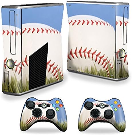 MightySkins koža kompatibilna sa X-Box 360 Xbox 360 s konzolom-Bejzbol | zaštitni, izdržljivi i jedinstveni poklopac za omotavanje vinilnih naljepnica / jednostavan za nanošenje, uklanjanje i promjenu stilova / proizvedeno u SAD-u