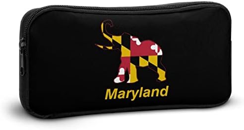 Maryland Elephant Flag Štampana Pernica Olovka Torba Držač Torbica Kutija Za Dopisnice Čine Organizator