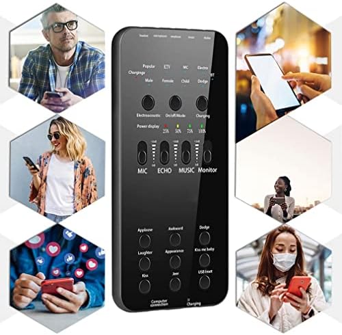 SDFGH zvučna kartica uživo audio eksterni USB slušalice mikrofon Prenos Uživo zvučna kartica za snimanje računara