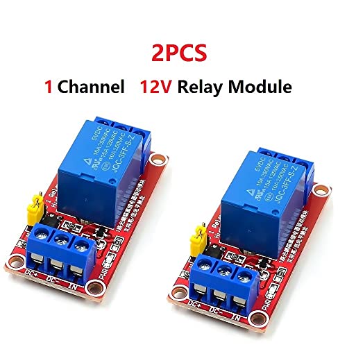 Wwzmdib 2pcs 12V 1 kanalni relejni modul za Arduino Raspberry PI