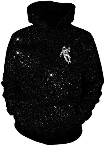 Unisex puloveri Duks svemirska stanica Astronauti Hoodies 3D Print Hip Hop Sportska odjeća za trenerke