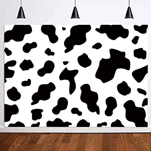 Art Studio meka tkanina krava Party fotografija pozadine crno-bijele krave Farma Sretan rođendan fotografija pozadina