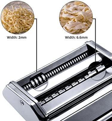 Mztogr Mašina za izradu tjestenine, Set od 6 komada 150 mm čelične mašine za izradu rezanaca sa 9 podesivih
