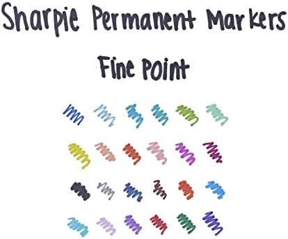 SHARPIE Electro Pop trajni markeri, Fine Point, razne boje, 24 Count