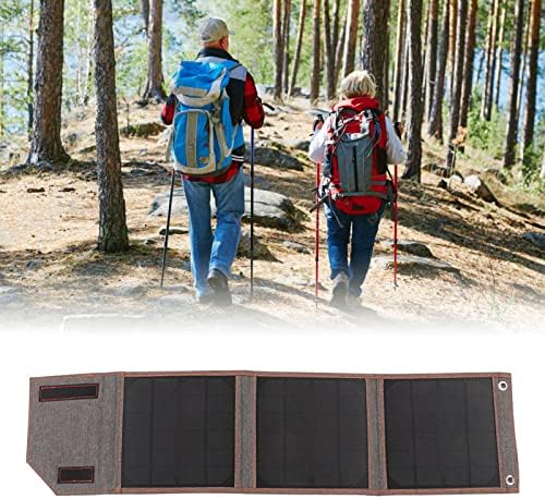 Solarni Panel, solarni Punjač, solarna sklopiva torba punjač monokristalni silicijum 15w 5V Vanjski prijenosni USB punjač za solarne panele za Kampiranje planinarenje