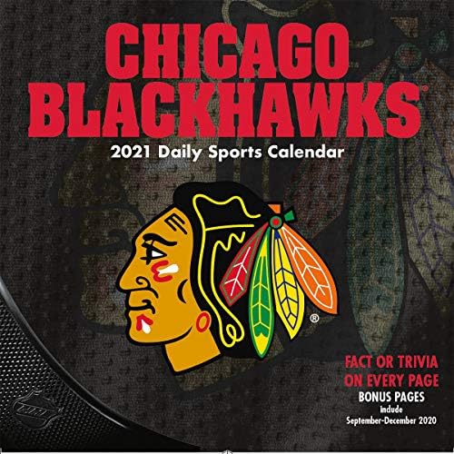Turner Sports Chicago Blackhawks 2021 Box Calendar