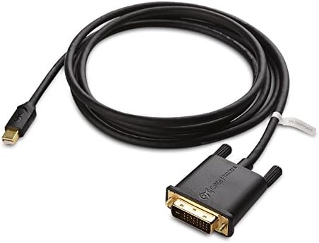 Kablovi su važni Mini DisplayPort na DVI kabl u crnoj boji 6 stopa-Thunderbolt i Thunderbolt 2 port kompatibilni