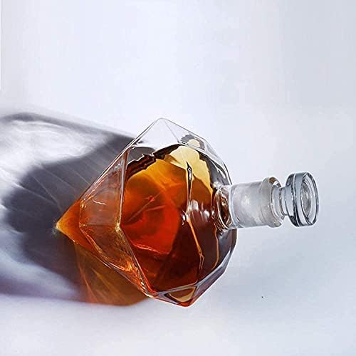 Whisky decanter ličnost dekanter za vino i set čaša za vino dekanter za viski, 850ml stakleni proizvodi dijamantski