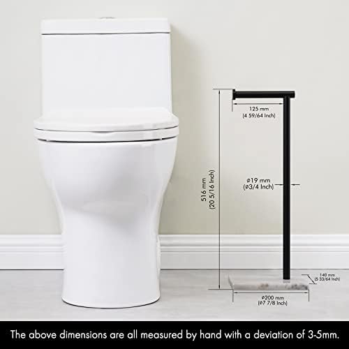 KES kupaonica ručnik za ručnik i toaletni papir za papir, SUS304 MATTE BLACKNI FINIRNI FINIR, A2480-BK