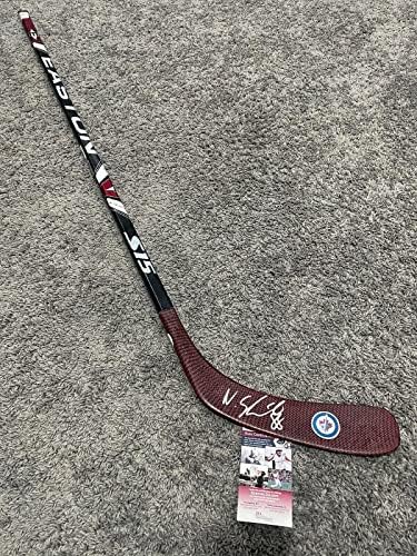Nate Schmidt Winnipeg Jets potpisao je autografiranu hokejašku štap sa JSA COA - autogramirani NHL štapići