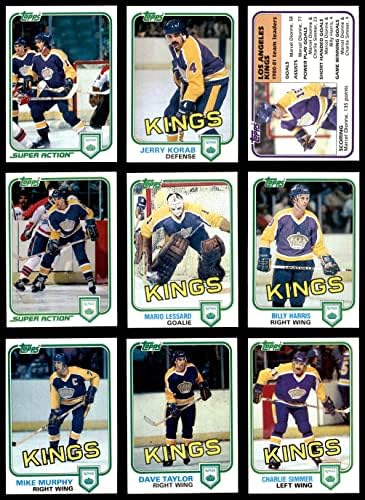 1981-82 TOPPS Los Angeles Kings Team Set Los Angeles Kings-Hockey NM Kings-Hockey