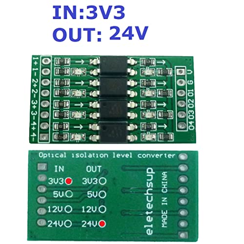 4Cannels u 3,3 k 24v digitalni logički modul za pretvorbu PNP / NPN za NPN optičku izolacijsku ploču za Arduino uno nano stm32 avr