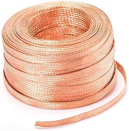 YUESFZ ravna pletena bakarna žica odvodni kabl električni nasukani goli fleksibilni Spiralni provodni provodnici 2m mesing žice