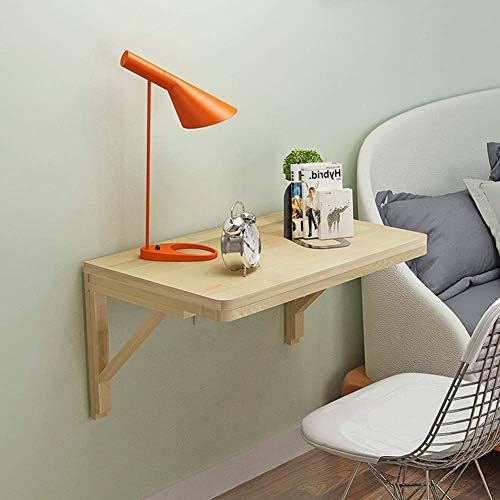 PIBM Stylish Simplicity polica zidni plutajući stalak za stol za laptop stol od punog drveta jednostavni zaobljeni uglovi štede prostor jednostavan za čišćenje, 10 Veličina, a ,