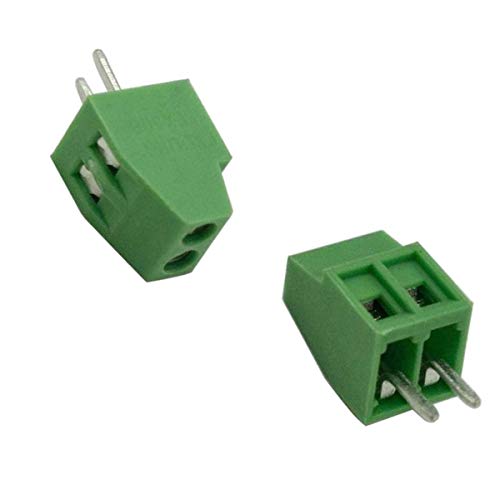 15kom 2,54 mm 2-pinski PCB konektor za vijčani terminalni blok zeleni 150v 6A konektor za vijčani terminalni