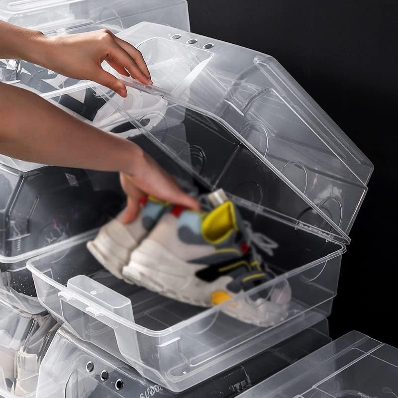 LANDUA Prozirna kutija za obuću kutija za skladištenje kućišta plastična cipela za cipele za skladištenje